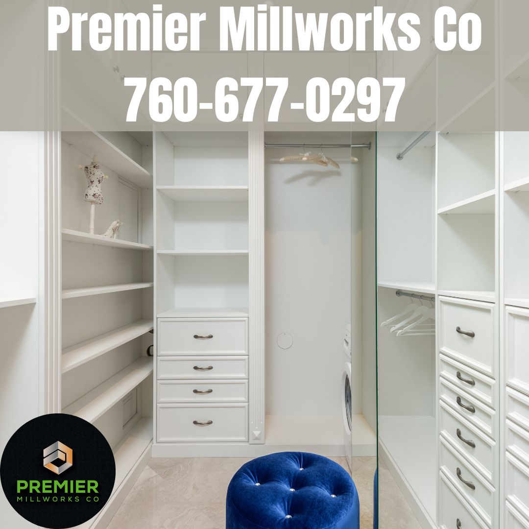 Custom Closet Vista Ca Premier Millworks Corporation